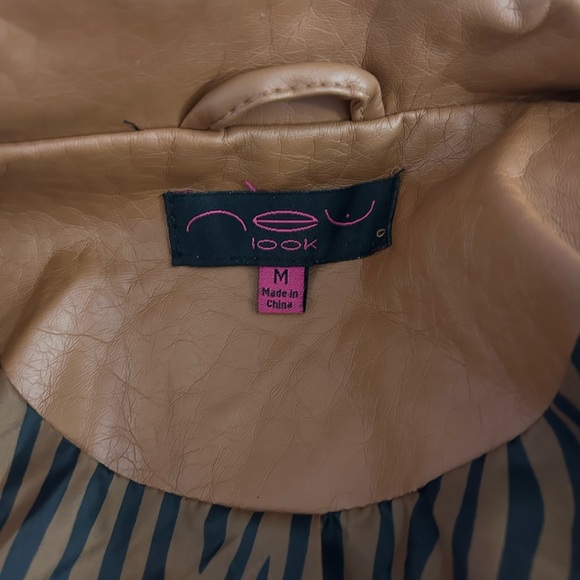 Neu Look Women’s Leather Jacket • Used • Size: Medium - Picture 4 of 4